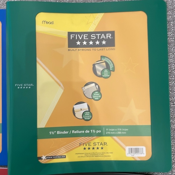 New Mead Five Star Back To School Supplies-Lot of 6 Items - Picture 4 of 13